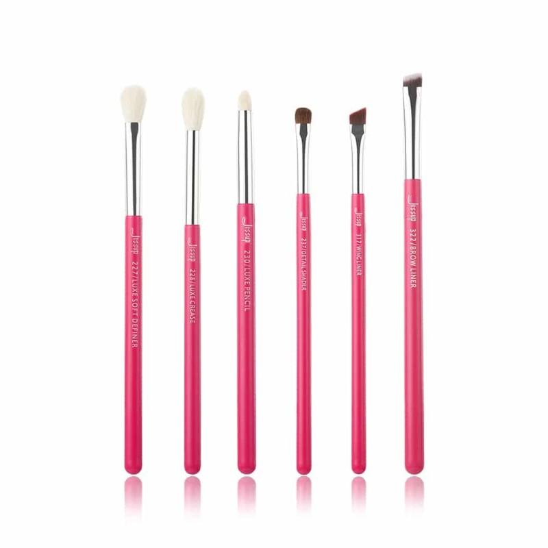 Jessup – 06 pcs Individual Brushes Set Rose Carm...